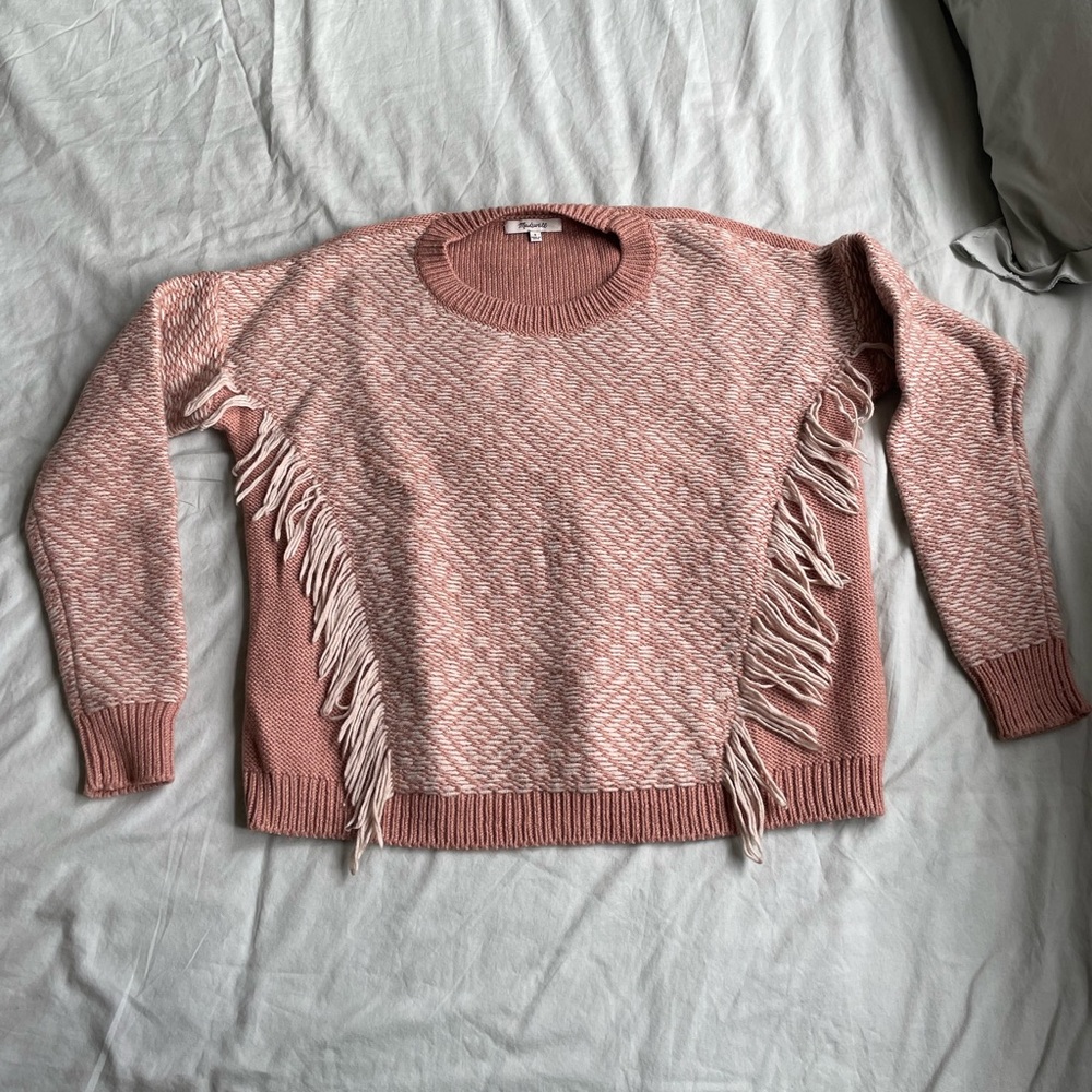 Madewell Fringe Sweater